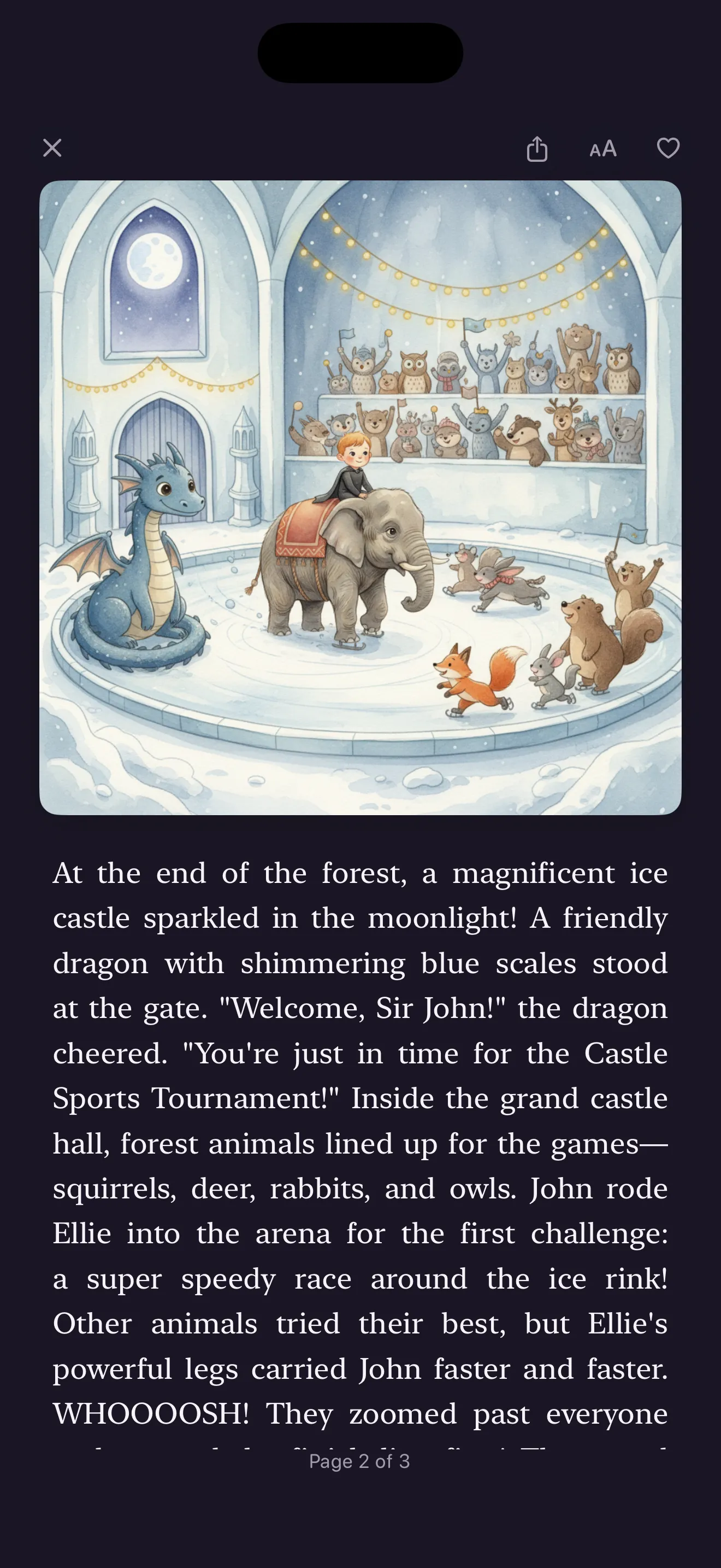 Enjoy cozy bedtime reading